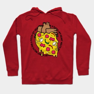 My Heart Melt for a Pizza Hoodie